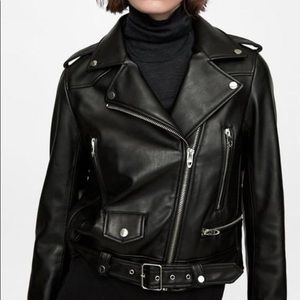 Zara Faux Leather Jacket